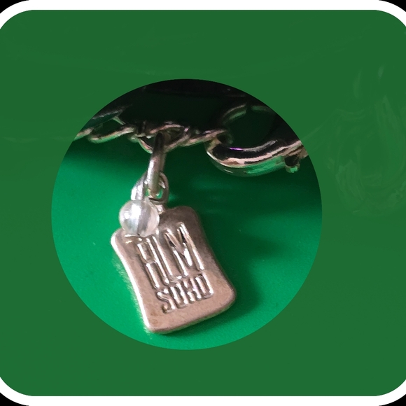 HLM Chunky Black/Silvertone Chain link Statement Necklace-New - Picture 3 of 6